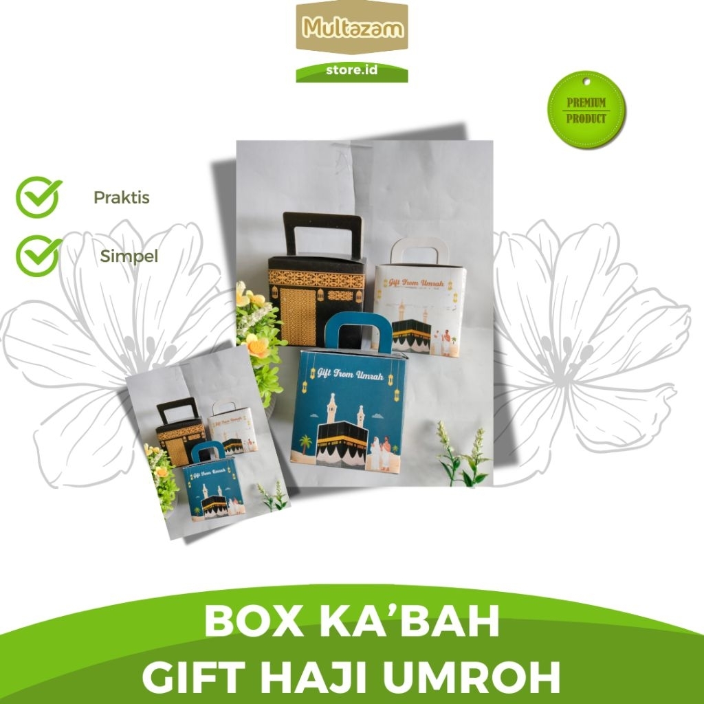 Dus Ka'bah/Box Ka'bah Medium/Dus untuk Oleh-oleh Haji Umroh 50pcs by Multazam Store