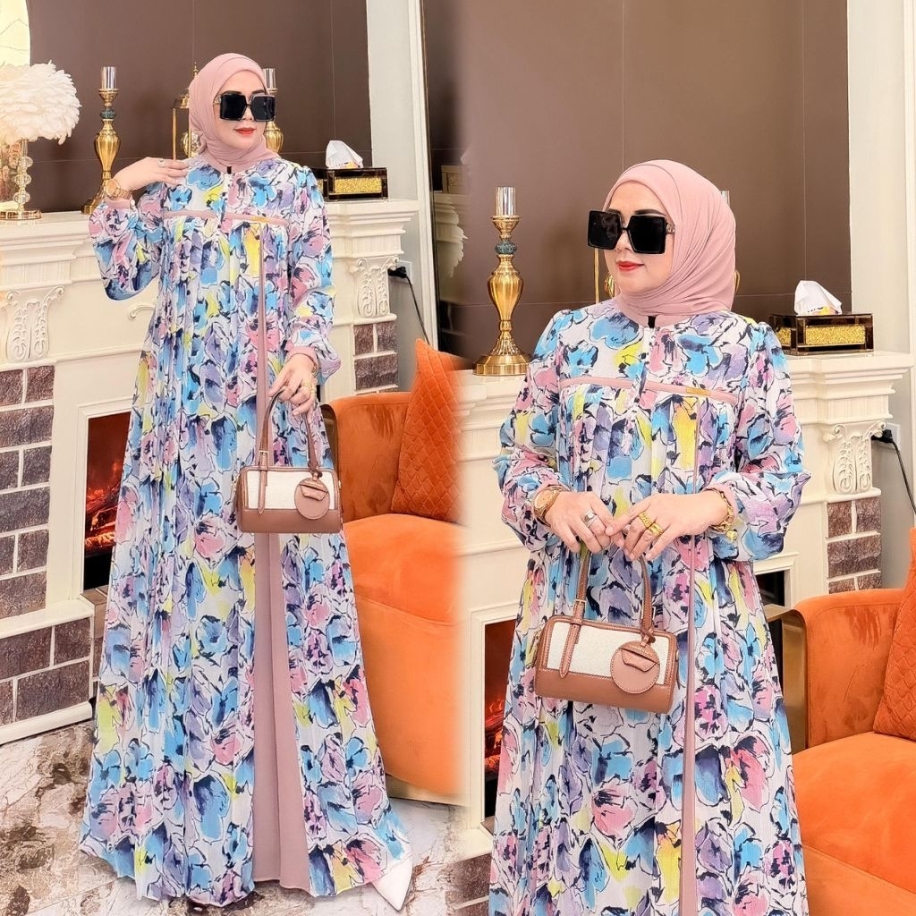 *READY GAMIS KAMEELA SET HIJAB*