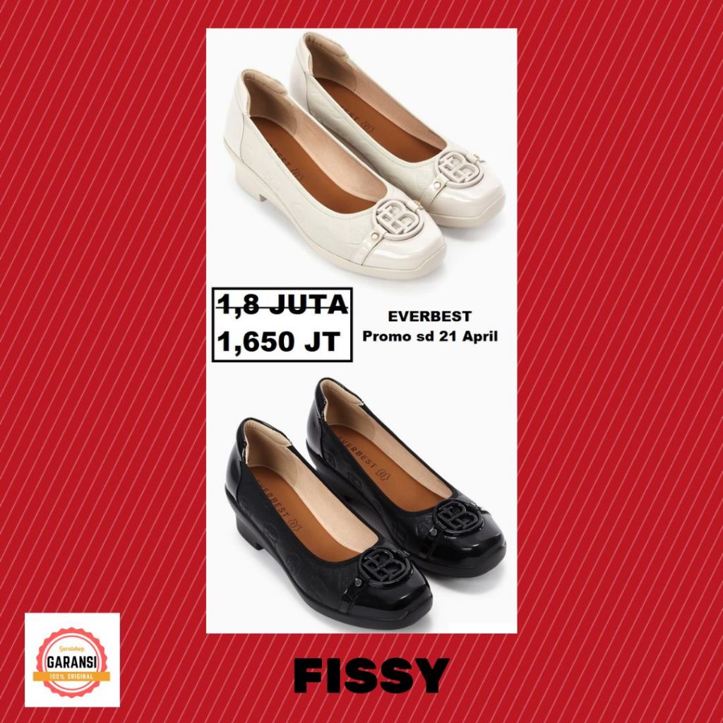 Sepatu flat wanita Everbest seri FISSY sale original 100%