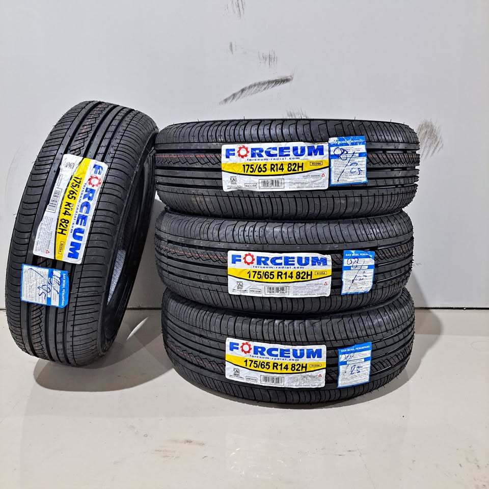 ban mobil tubles harian  agya sigra jazz yaris brio 175 65 r14 ban mobil ring 14 forceum ecosa