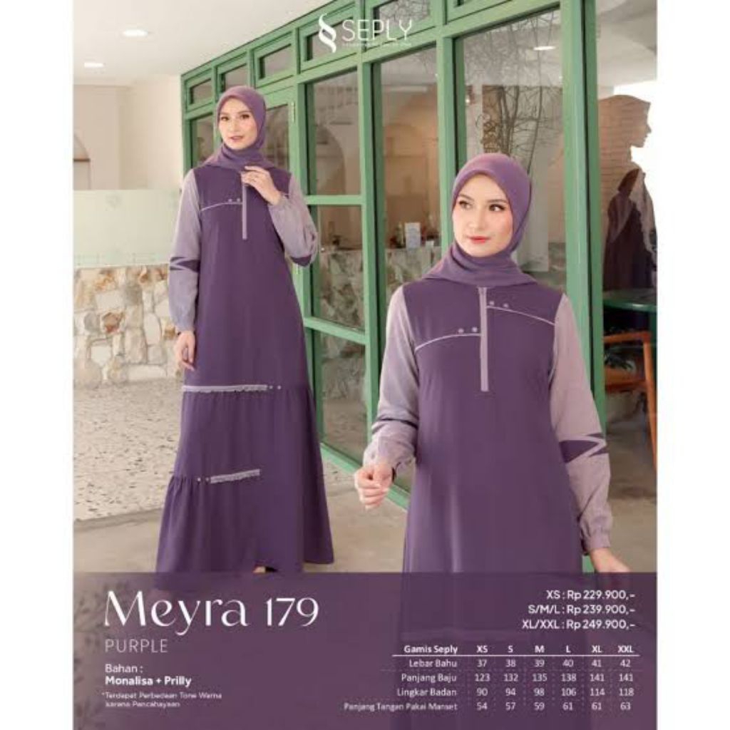 promo Seply gamis daily kekinian meyra 179