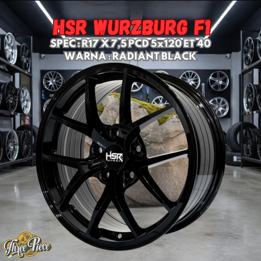 Velg Racing R17 HSR Wurzburg Mirip BBS Rekomended Untuk BMW PCD 5x120