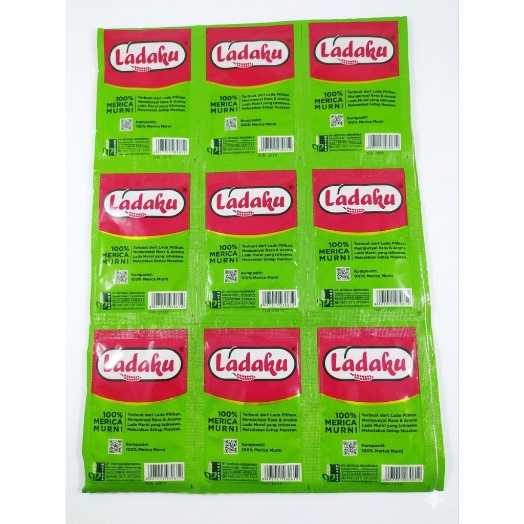 ladaku bubuk isi 3pcsmdan 6pcs / ladaku /lada bubuk / lada penyedap / ladaku sachet /ladsku renceng 