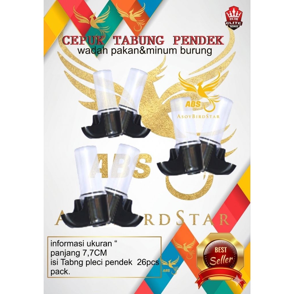 cepuk tabung pleci pendek isi 52 pc