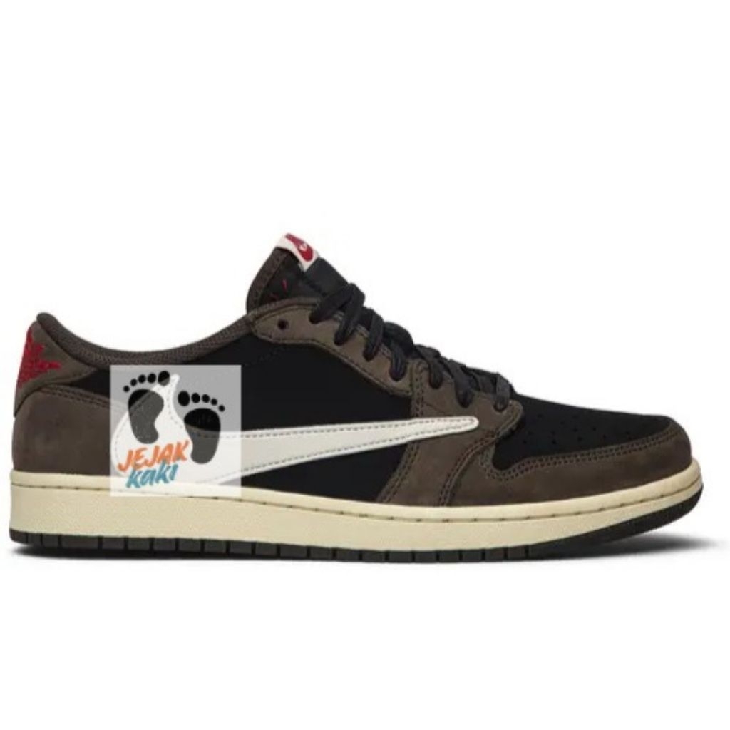 Sepatu Sneakers A J 1 Low TS Dark Mocha