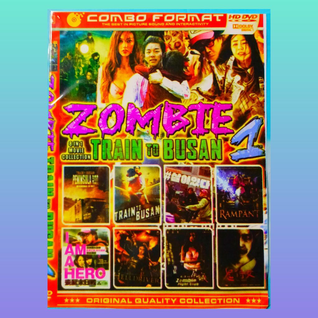 Kaset film zombie train to busan koleksi isi 8 judul film pilihan terbaik