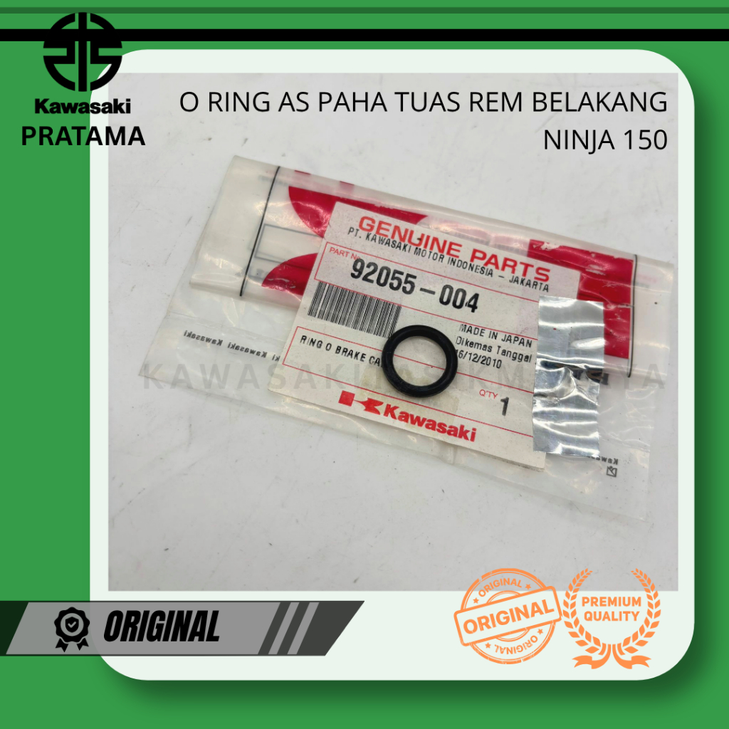 Oring Seal As Paha Tuas Rem Belakang NINJA 150 KIS RUJI KGP 92055-004