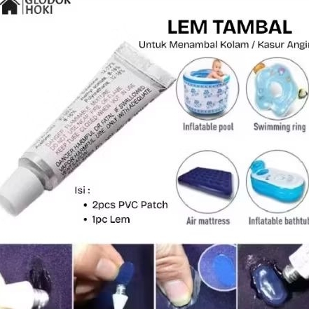 Lem Bestway Lem Kolam Renang Karet/Plastik