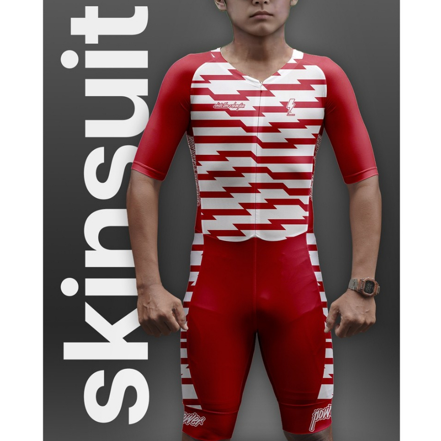 Skinsuit Power Apparel Jersey Sport Sepatu Roda Nyaman & Fleksibel
