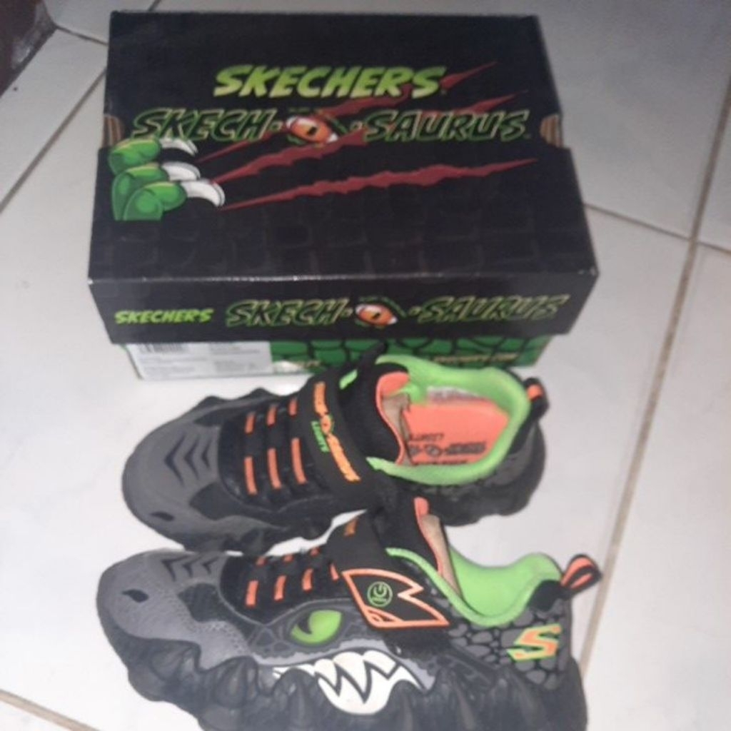 sepatu Anak Laki-laki PL skechers saurus