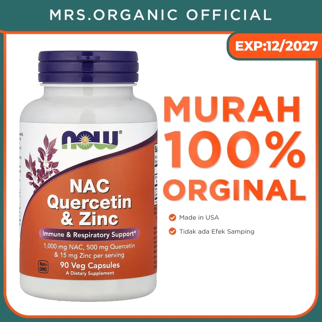 Now NAC with QUERCETIN & ZINC 90 VCAPS