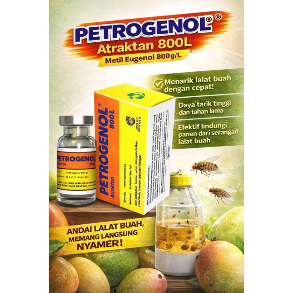 Petrogenol obat lalat buah