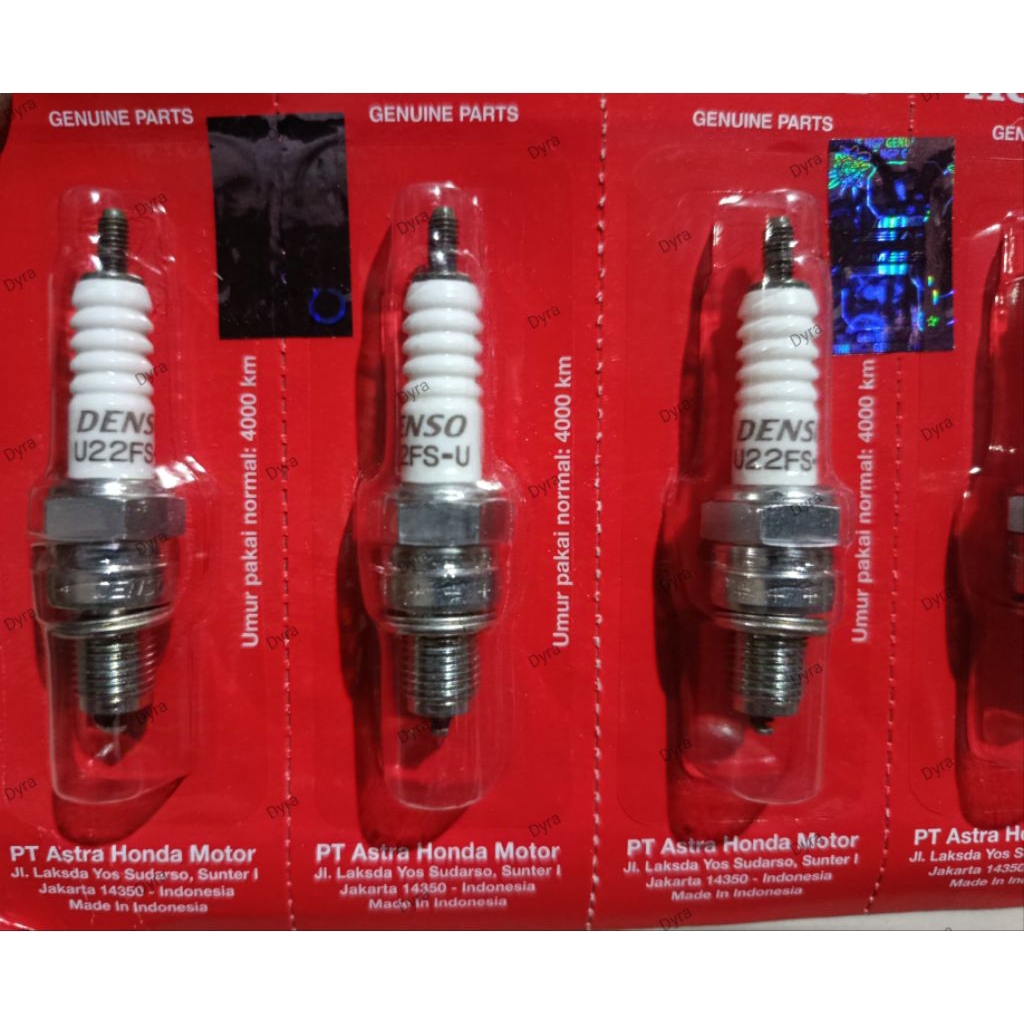 Busi U22 untuk motor Grand, supra, revo lama Original Honda