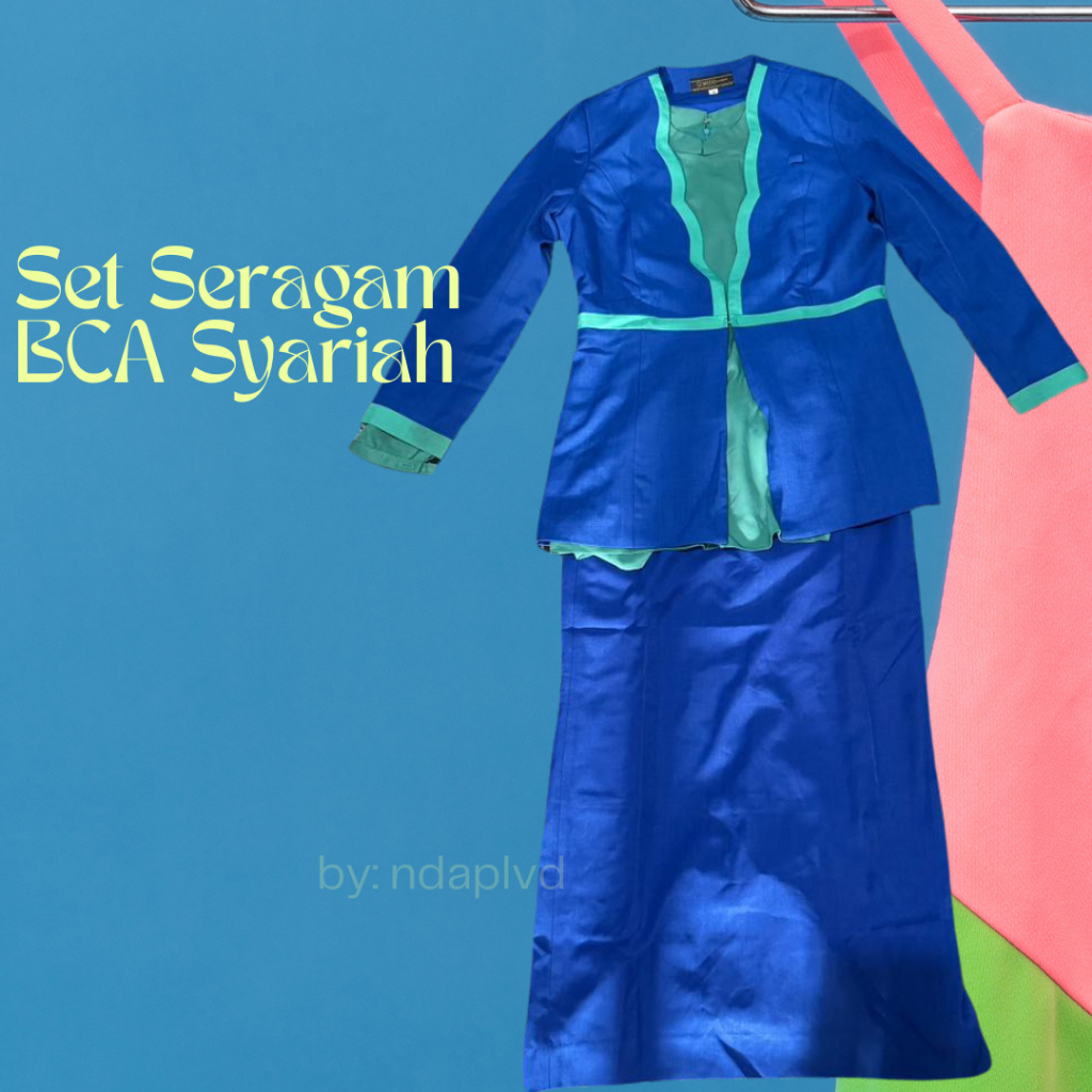 Preloved Seragam CS/Teller BCA Syariah Wanita Size M 1 Set