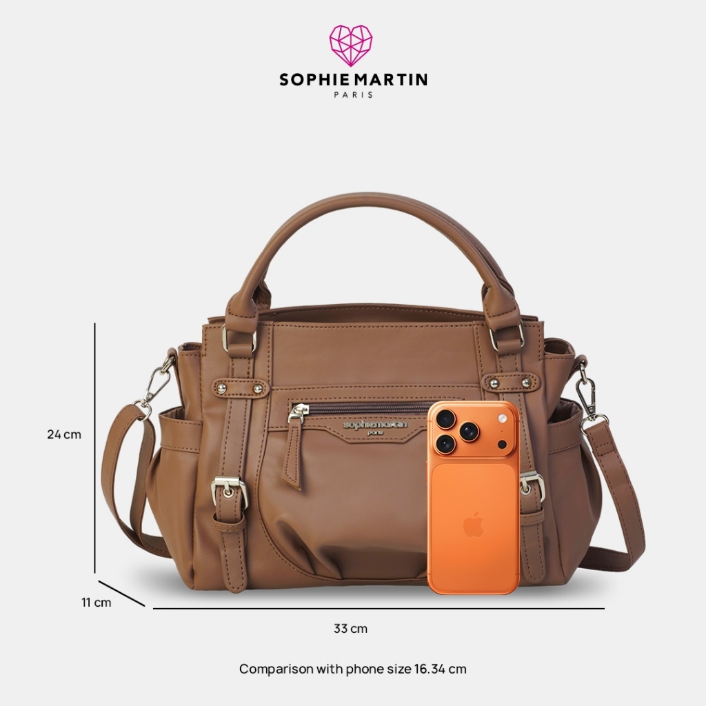 TAS CANGKLONG WANITA BRUNBRUN PARIS JARDNITE BROWN  PREMIUM ORI...