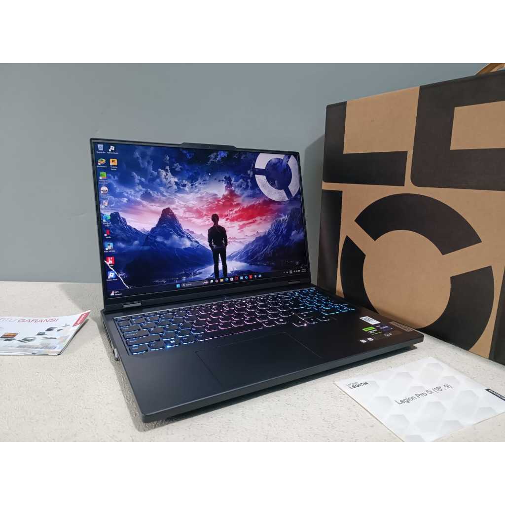 Lenovo Legion Pro 5 i9 Gen 14 RTX 4070 – Fullset, Mulus, Garansi Panjang