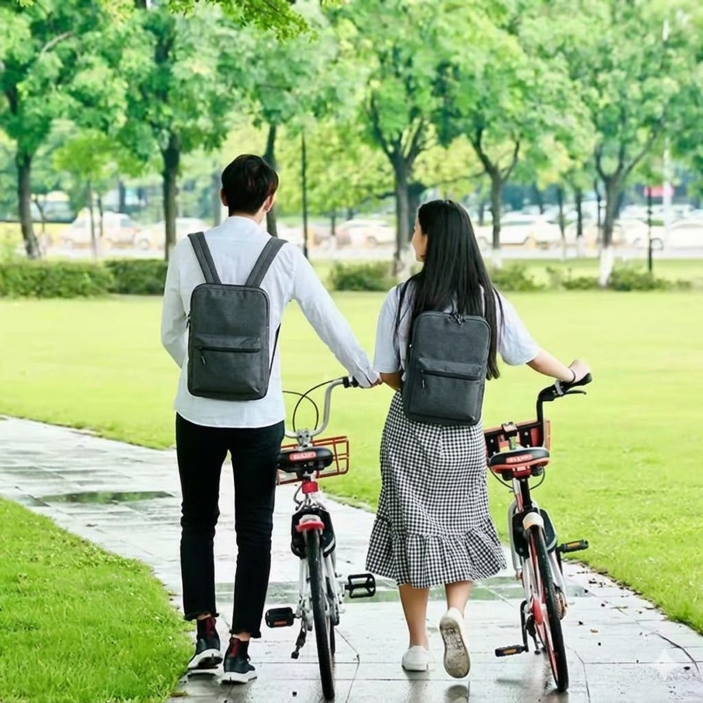 ORIGINAL TAS RANSEL LAPTOP TIPIS PRIA SOFTCASE BACKPACK MULTIFUNGSI