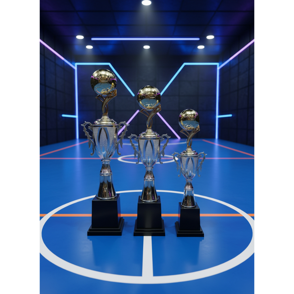 Piala Set Juara 123 Olah Raga Sepak Bola/Futsal Body CK Bisa Satuan