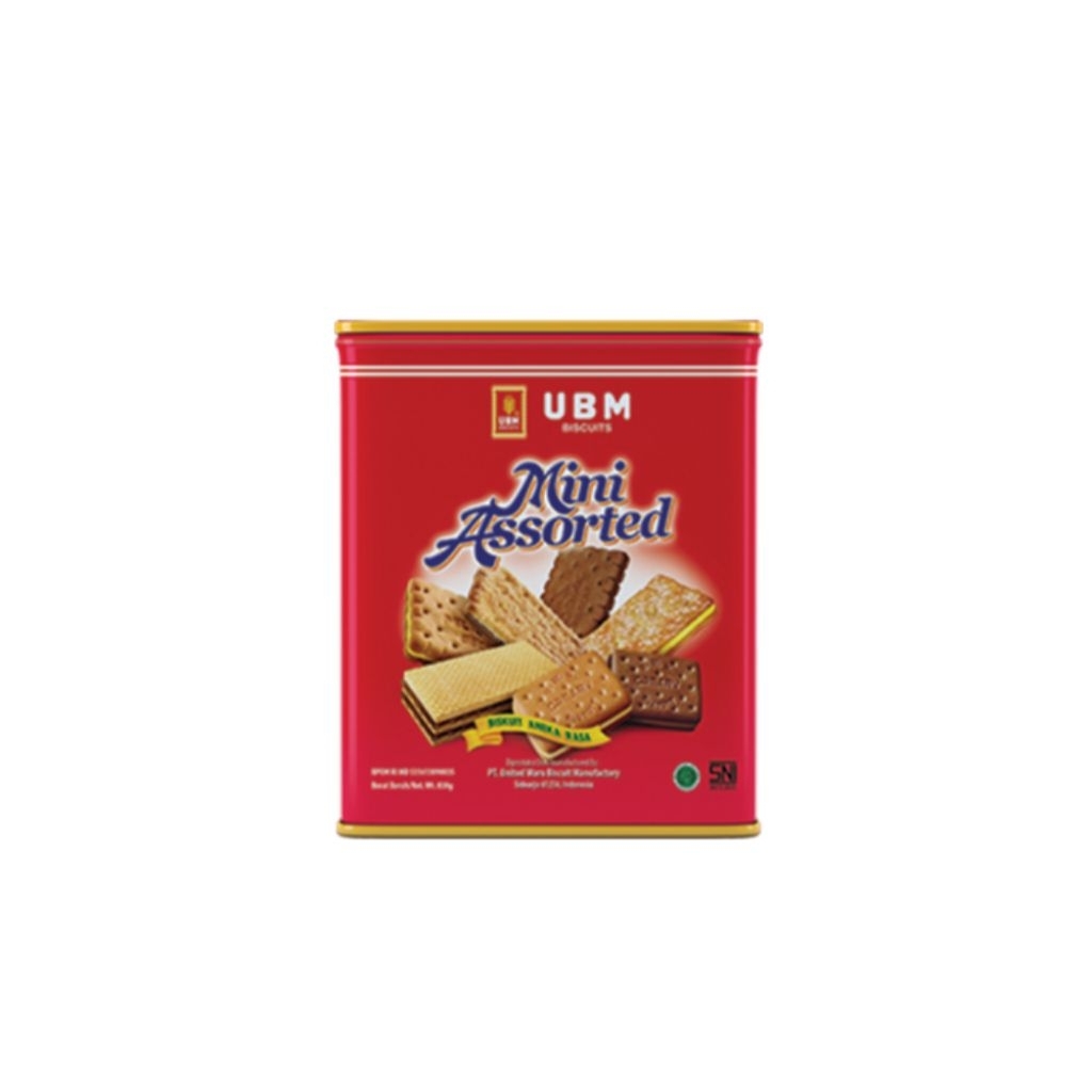 UBM Mini Assorted biskuit kaleng 830gr