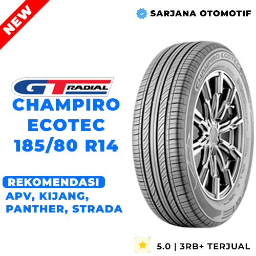 Ban GT Radial Champiro Ecotec 195/70 R14 Produksi Terbaru