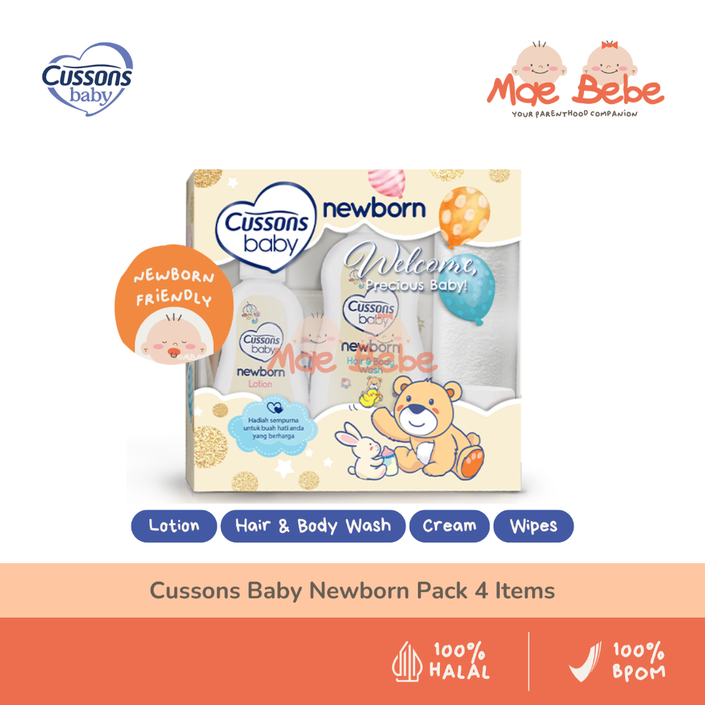 [PROMO] Cussons Baby Newborn Gift Pack | Paket Hadiah Perlengkapan Mandi Bayi