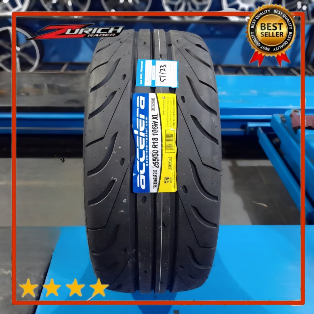 Ban Mobil 255 50 R18 Merek Accelera 651 Sport Tw 200 Ukuran 255/50 R18 Semi Slick