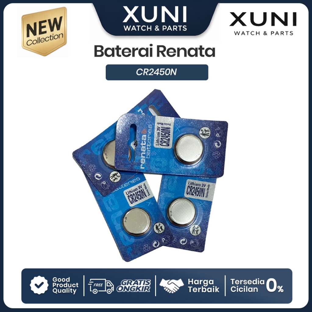 Baterai RENATA CR2450 2450N CR 2450 Battery RENATA CR2450 2450N CR 2450 Batre RENATA CR2450 CR 2450