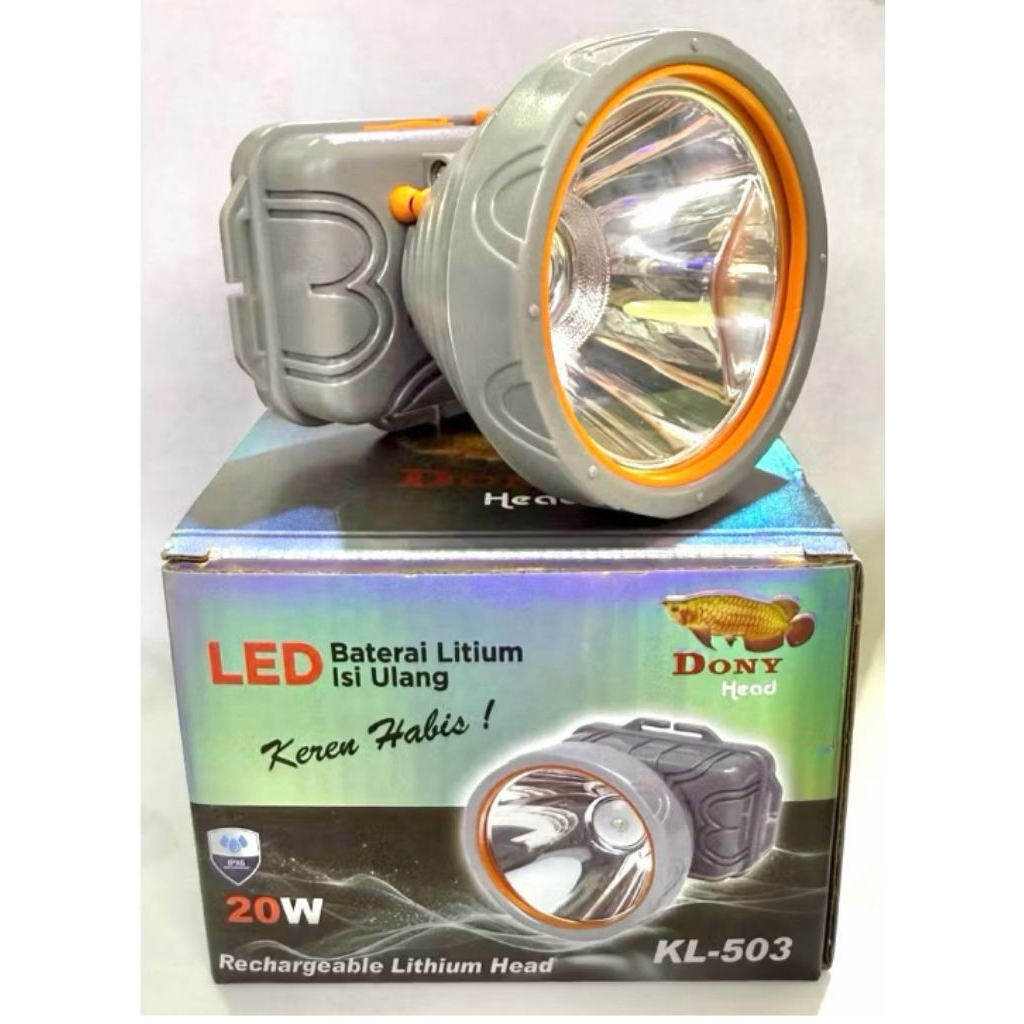[PROMO Senter Kepala Dony KL-503 Terang & Awet - senter Dony