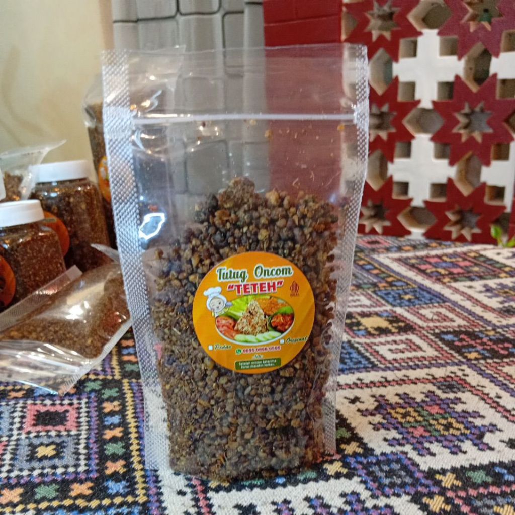 Tutug Oncom Teteh Khas Sumedang 100g | Original & Pedas | Gurih Harum Kencur | Oleh-Oleh Sunda Favor