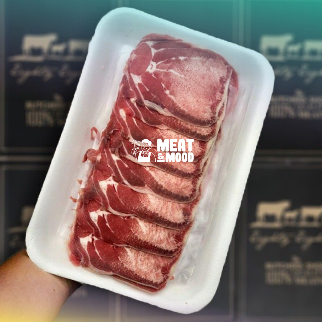 Gyu Tan Lidah Sapi Slice Tipis Premium 500 Gram Halal Meat & Mood