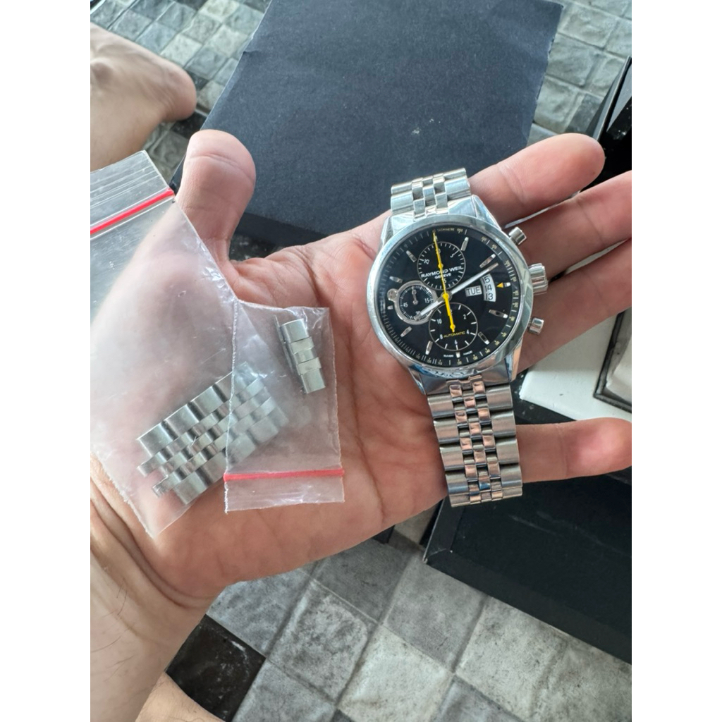 raymond weil freelancer original fullset bekas