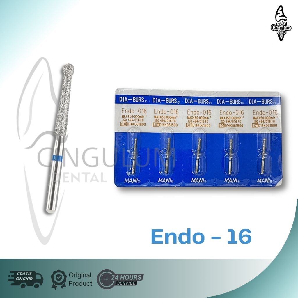mata bur gigi / diamond bur high speed / diamond bur pita biru