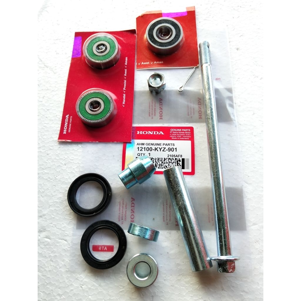 PAKET KOMPLIT AS RODA+ BOSH + BEARING RODA BELAKANG HONDA SUPRA X 125 DD SUPRA X HELM IN BLADE NEW D