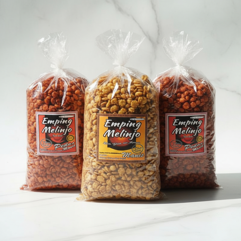 EMPING MELINJO PEDAS MANIS 1 BALL 5KG ASLI LIMPUNG