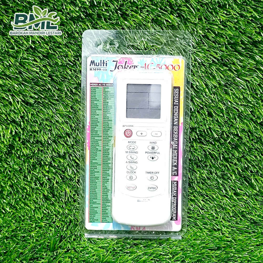REMOTE AC UNIVERSAL / MULTI REMOTE / AC REMOTE JOKER / REMOTE REMOT AC MULTI UNIVERSAL MEREK JOKER A