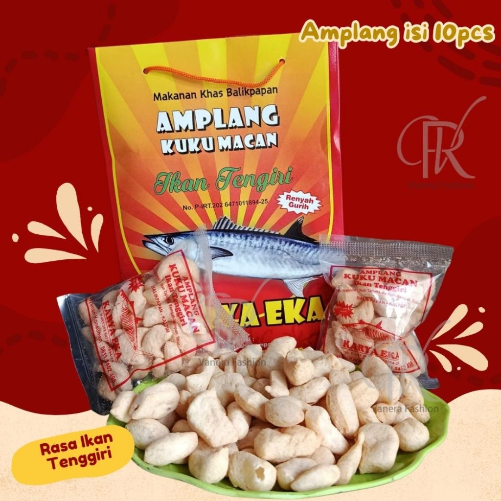 Amplang kuku macan Karya eka isi 10 oleh oleh Balikpapan