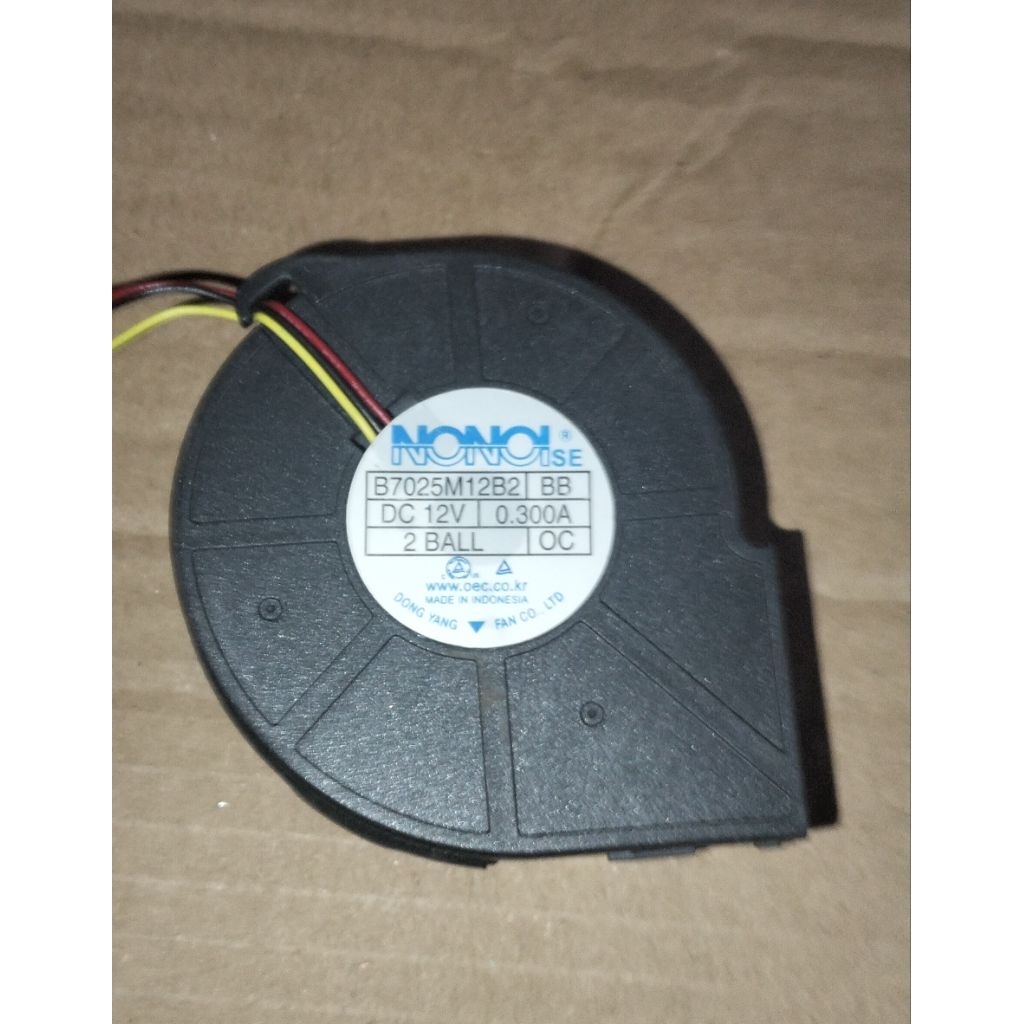 KIPAS FAN 3PIN 12V 0.300A BEKAS ORI