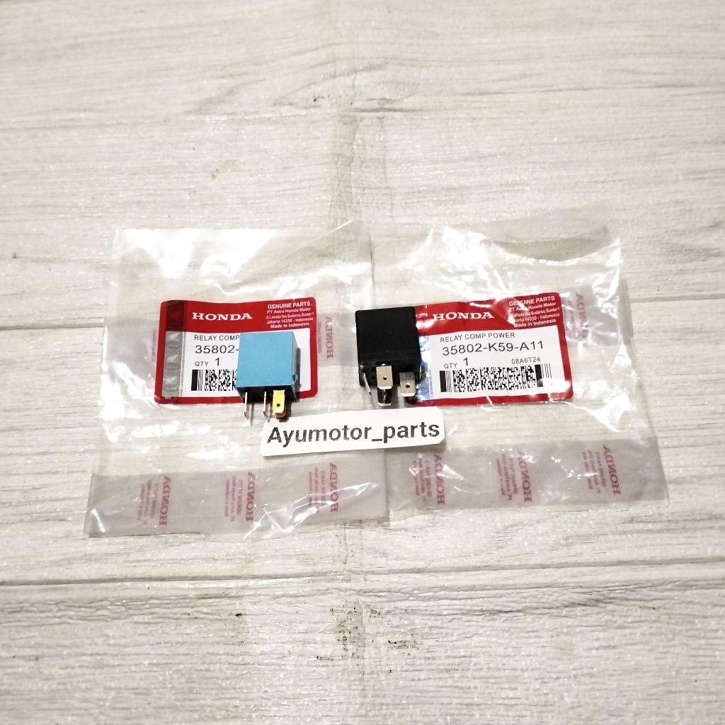 Relay Stater Starter Honda 1set kaki 5/4 Vario 125 Vario 150 Vario 160 pcx 150 PCX 160 Adv 160 Stylo