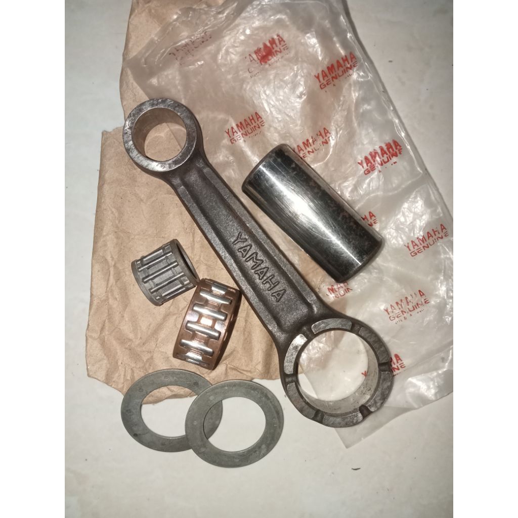 conrod kit stang seher piston yamaha ls ls3 original baru japan