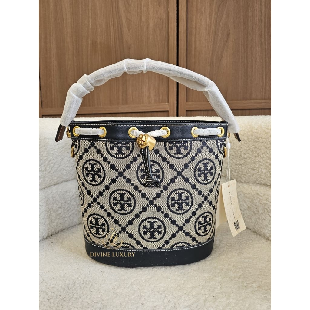 Tory Burch T Monogram Bucket Bag