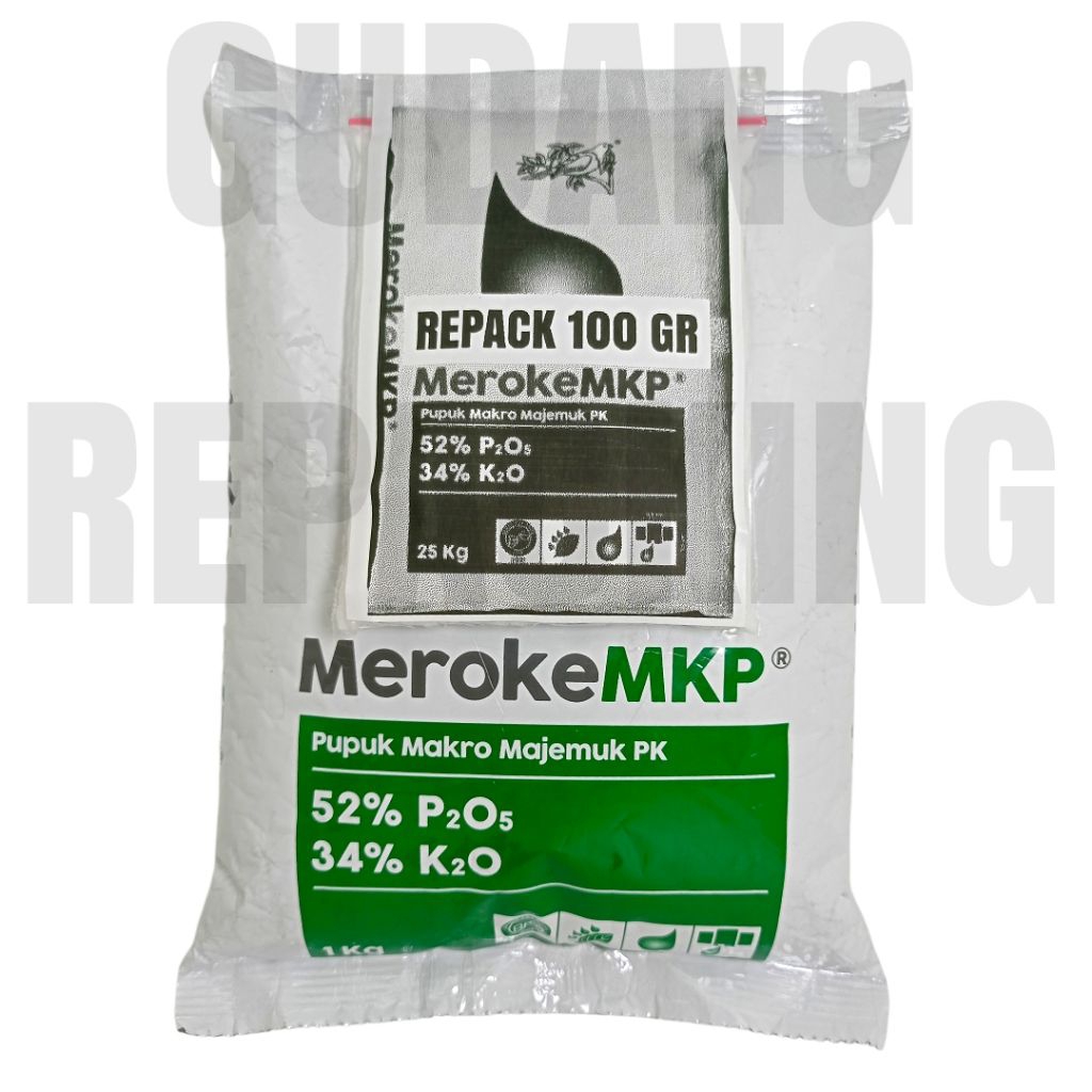 Pupuk MKP Meroke Kemasan REPACK 100 GR - ORIGINAL By Gudang Repacking