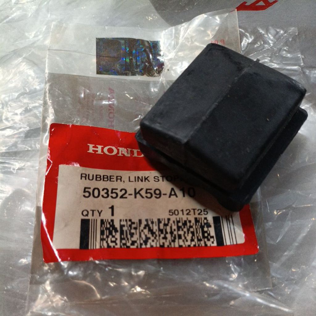 RUBBER,LINK STOPPER -BEAT ESP, SCOOPY ESP K93, VARIO 125-150 ESP ORIGINAL AHM