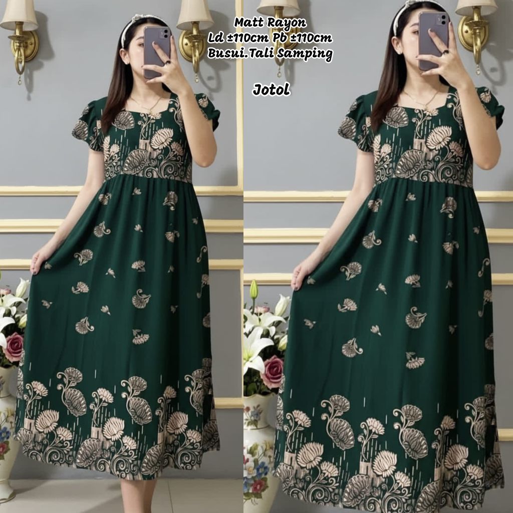 Daster Rayon Wanita Busui / Daster Wanita Rayon / Daster Busui Tali Samping