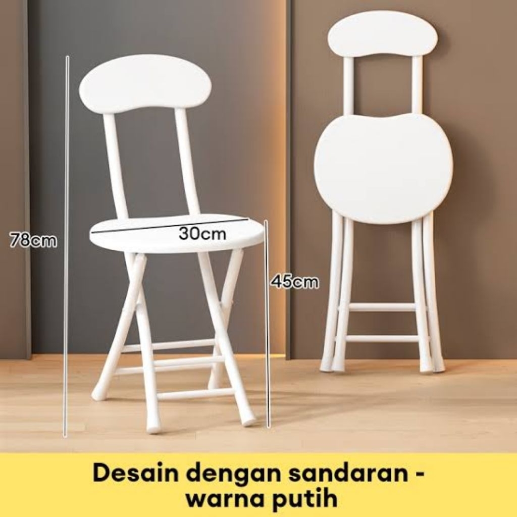 Kursi Lipat Portable / Bangku Lipat Portable minimalis Elegan