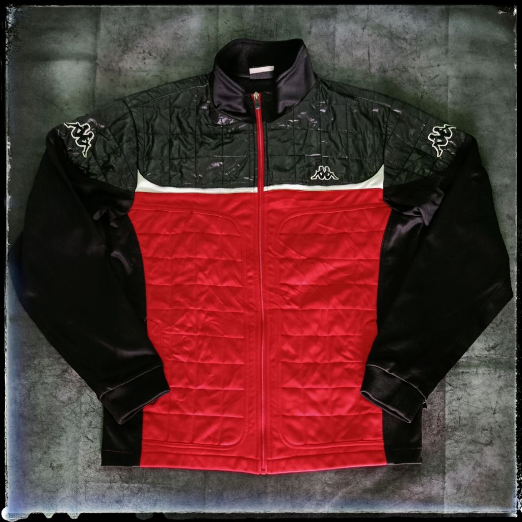 Jaket Kappa vintage tracktop windbraker quilted size XL | No COD