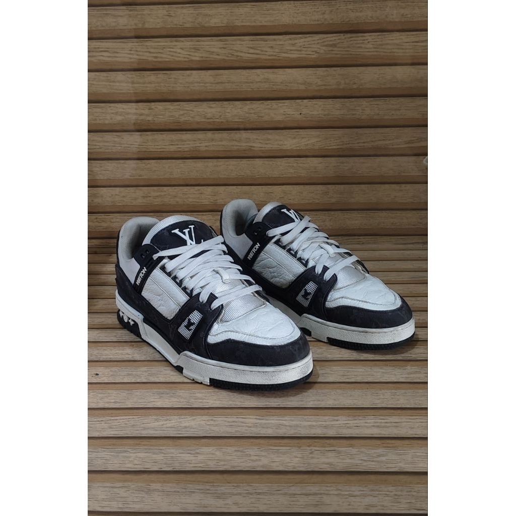 LV Trainer Panda White Black Size 42