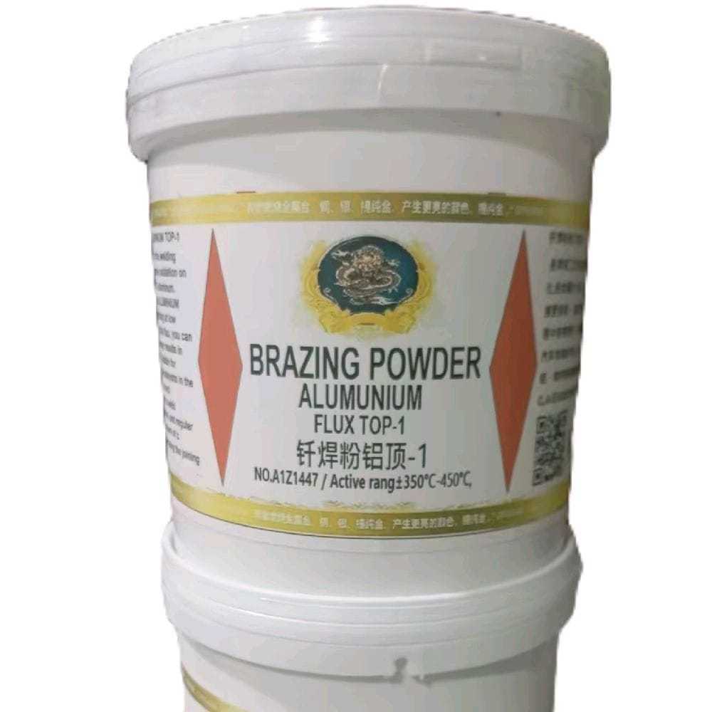 Brazing Powder Aluminium Flux Top-1 No.A1Z1447, Aktif 350-450°C, Kemasan Putih 1000G/1KG