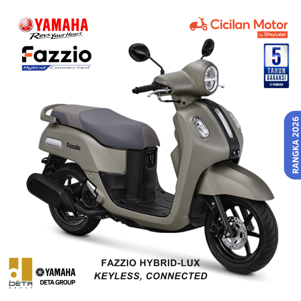 Sepeda Motor Yamaha Fazzio Hybrid-Lux