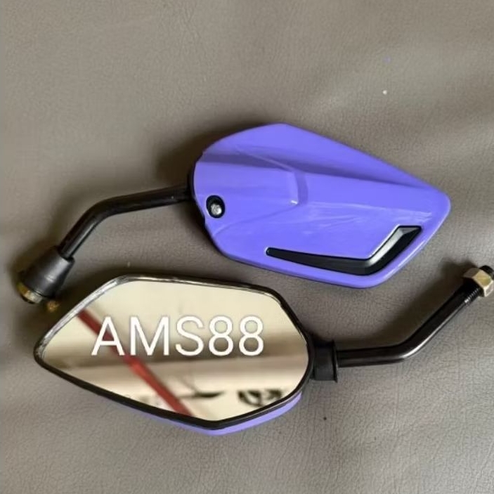Spion Motor Kaca Spion Ungu Universal Motor Honda Yamaha Beat Scoopy Fino Mio Vario Xeom Pcx Nmax Ae