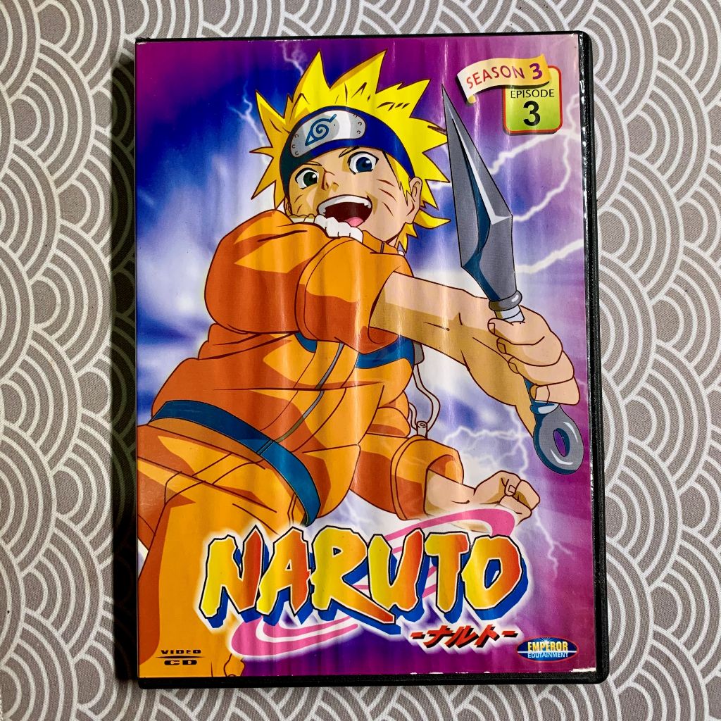 VCD Naruto Season 3 Episode 3 Original Dubbing Bahasa Indonesia | DVD VCD CD Kaset